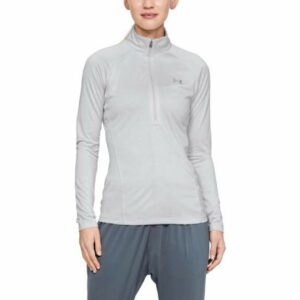 Under Armour Women's Tech 1/2 Zip Twist Top Gray, X-Small - Women's Athletic Performance Tops at Academy Sports