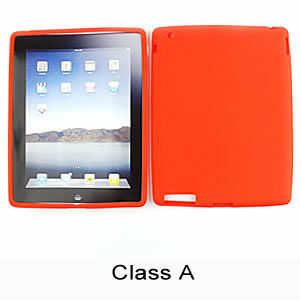 Unlimited Cellular Deluxe Silicone Skin Case for Apple iPad 2 (Red)