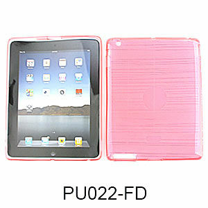 Unlimited Cellular Design Skin Case for Apple iPad 2 (PU Skin, Trans. Pink)