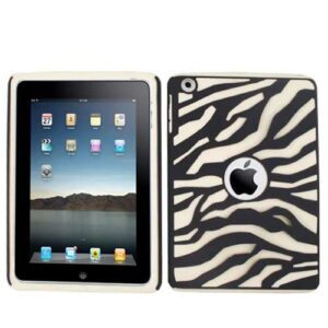 Unlimited Cellular Novelty Case for Apple iPad Mini (White Zebra on Navy Blue)