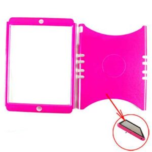 Unlimited Cellular Rocker Snap-On Case for Apple iPad Mini (Rainbow Glitter Hot Pink)