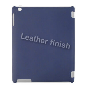 Unlimited Cellular Snap-On Case for Apple iPad 3 (Honey Navy Blue, Leather Finish)