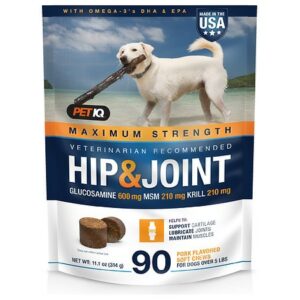 VETIQ Hip and Joint Soft Chews for Dogs Chicken Flavored - 11.1 oz