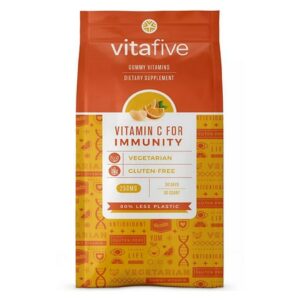 VITAFIVE Vitamin C for Immunity Gummies Orange - 60.0 ea