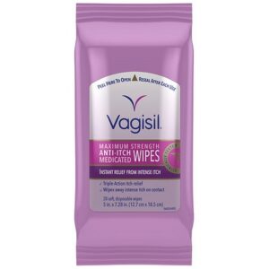 Vagisil Anti-Itch Medicated Wipes - 20.0 ea