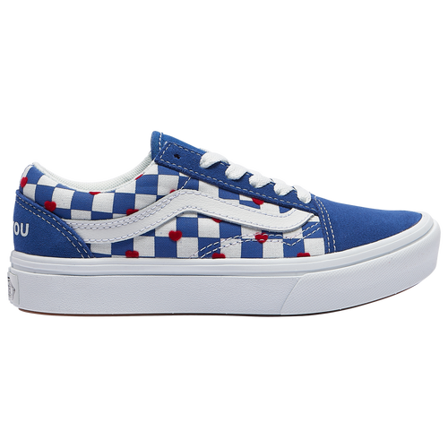 Vans Boys Vans Comfycush Old Skool - Boys' Preschool Shoes Blue/White/Red Size 03.0