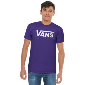 Vans Mens Vans Classic S/S T-Shirt - Mens Heliotrope (Purple)/White Size L