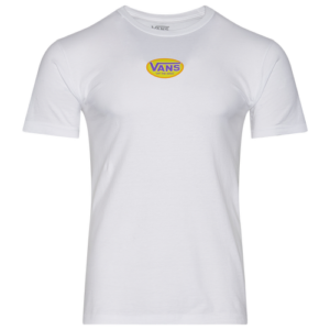 Vans Mens Vans Oval T-Shirt - Mens White/Multi Size S