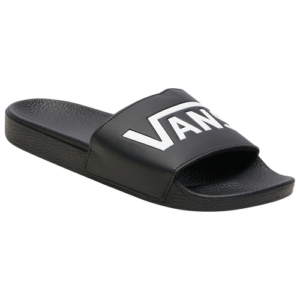 Vans Mens Vans Slide - Mens Shoes Black/White Size 12.0