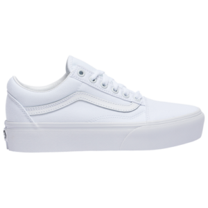 Vans Womens Vans Old Skool Platform - Womens Shoes True White/White/White Size 10.5