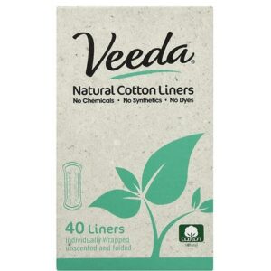 Veeda Natural Panty Liners - 40.0 ea