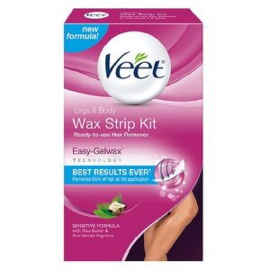 Veet Legs & Body Wax Strip Kit Ready-to-Use Hair Remover - 40.0 ea