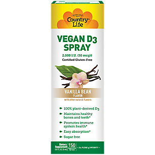 Vegan Vitamin D3 Spray 2,000 IU Vanilla Bean (0.81 Fluid Ounces)