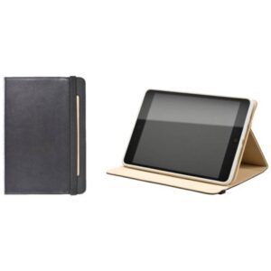 Ventev Foliocover Case for Apple iPad Mini (Black/Tan)