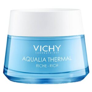 Vichy Aqualia Thermal Rich Hydrating Cream 48 Hour Face Moisturizer for Dry Skin - 1.69 oz