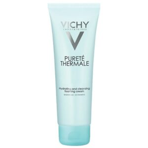 Vichy Purete Thermale Hydrating Foaming Cream Face Cleanser for Sensitive Skin - 4.2 oz