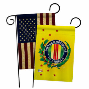 Vietnam Veteran Americana Military Garden Flags Pack