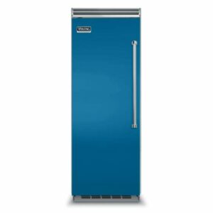 Viking VCFB5303L 30 Inch Wide 15.9 Cu. Ft. Built-In Upright Freezer with ProChill Temperature Management and Left Door Swing Alluvial Blue