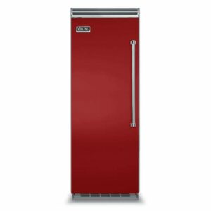 Viking VCFB5303L 30 Inch Wide 15.9 Cu. Ft. Built-In Upright Freezer with ProChill Temperature Management and Left Door Swing Apple Red Refrigeration