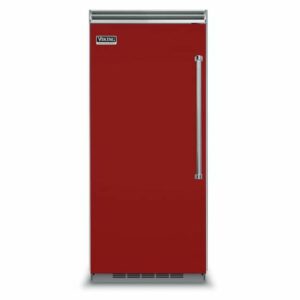 Viking VCFB5363L 36 Inch Wide 19.2 Cu. Ft. Built-In Upright Freezer with ProChill Temperature Management and Left Door Swing Apple Red Refrigeration