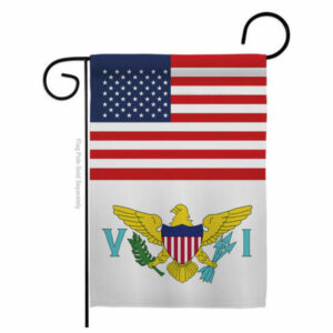 Virgin Islands US Friendship of the World Nationality Garden Flag