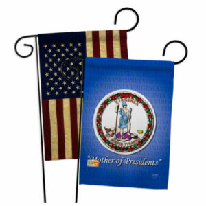 Virginia Americana States Garden Flags Pack