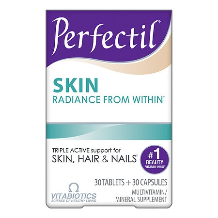 Vitabiotics Perfectil Skin Multivitamin/Mineral Supplement Tablets + Capsules - 60.0 ea