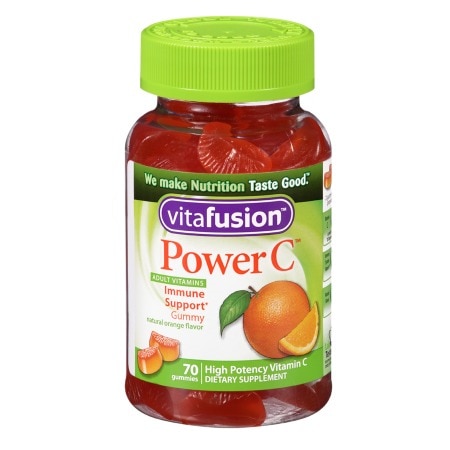 Vitafusion Power C, Immune Support, Adult Vitamins, Gummies Absolutely Orange - 70.0 ea