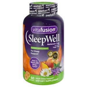 Vitafusion Sleep Well Gummy Vitamins White Tea with Passion Fruit Flavors - 60.0 ea