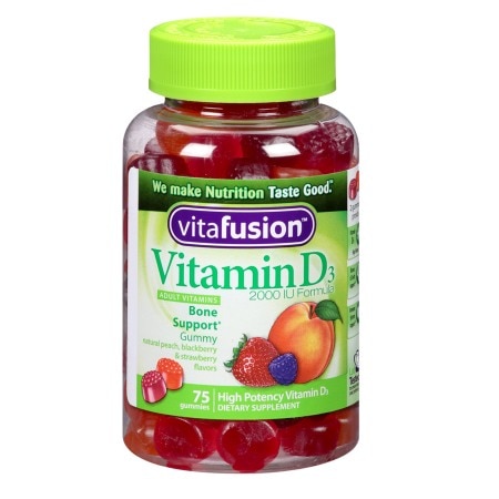 Vitafusion Vitamin D3, 2000 IU, Gummy Vitamins - 75.0 ea