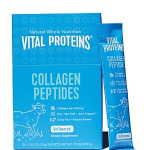 Vital Proteins Collagen Peptides Supplement Stick Pack Box - Unflavored