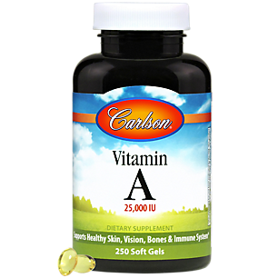 Vitamin A - 25,000 IU (250 Softgels)