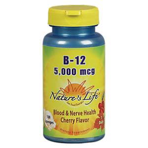 Vitamin B-12 Lozenges - 5,000 MCG - Cherry (100 Lozenges)