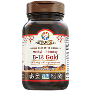 Vitamin B12 Gold with Methyl & Adenosyl - 2,400 MCG (60 Plant Capsules)