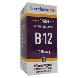 Vitamin B12 Methylcobalamin - 1,000 MCG (60 Dissolving Tablets)