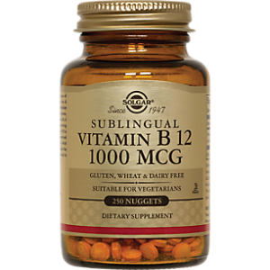 Vitamin B12 - Sublingual - 1,000 MCG (250 Nuggets)