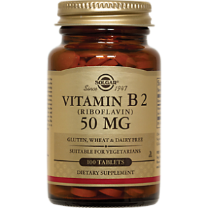 Vitamin B2 - Riboflavin - 50 MG (100 Tablets)