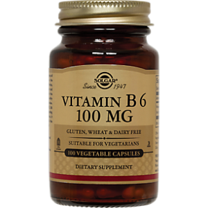 Vitamin B6 - 100 MG (100 Vegetarian Capsules)