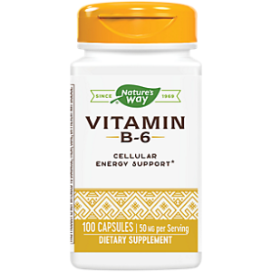 Vitamin B6 - Cellular Energy Support - 50 MG (100 Capsules)