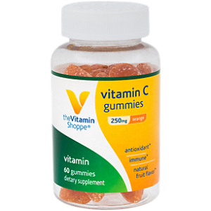 Vitamin C Gummies - Natural Orange Flavor - 250 MG (60 Gummies)