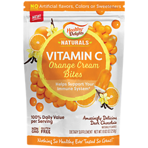 Vitamin C Orange Cream Bites - 90 MG - Dark Chocolate (30 Servings)