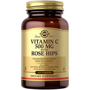 Vitamin C With Rose Hips - 500 MG (100 Tablets)