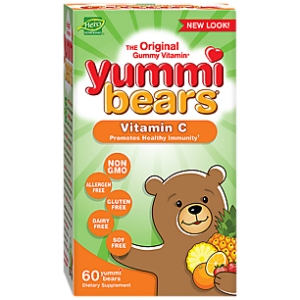 Vitamin C Yummi Bears for Kid's - Mixed Fruit (60 Gummies)