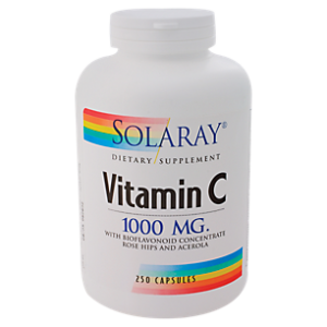 Vitamin C with Bioflavonoid Concentrate + Rose Hips & Acerola - 1,000 MG (250 Capsules)