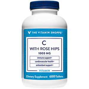 Vitamin C with Rose Hips - 1,000 MG (600 Tablets)