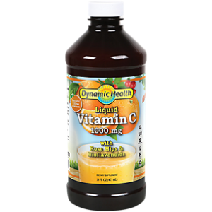 Vitamin C with Rose Hips & Bioflavonoids - Natural Citrus Flavor - 1,000 MG (16 Fluid Ounces)