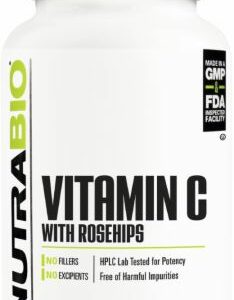 Vitamin C with Rosehips 150 Vegetable Capsules - Vitamins A-Z NutraBio