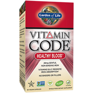 Vitamin Code Iron for Healthy Blood - 28 MG (60 Vegan Capsules)