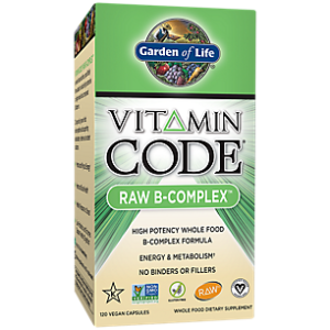 Vitamin Code Raw Vitamin B-Complex - High Potency Whole Food Formula (120 Vegan Capsules)