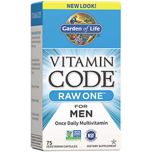 Vitamin Code Raw Whole Food Multivitamin for Men - Once Daily (75 Vegan Capsules)